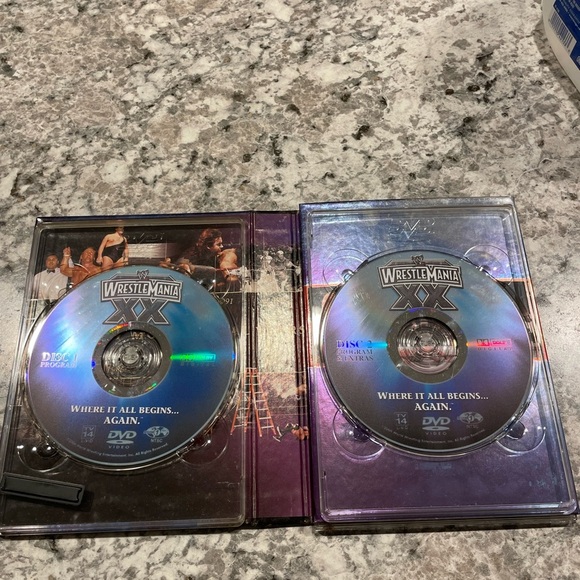 WWE WrestleMania XX DVD 3 disc set - Picture 4 of 8
